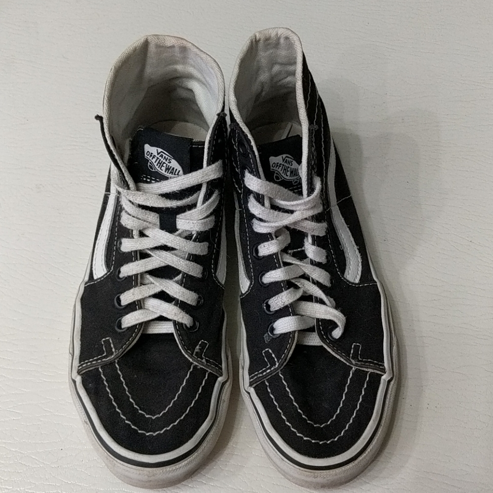 Vans Sk8-Hi Canvas High Top Skateboard Shoes